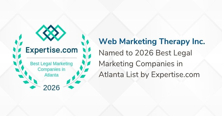 Web Marketing Therapy Inc. Named to 2026 Best Legal Marketing Companies in Atlanta List by Expertise.com Web Marketing Therapy Inc. Named to 2026 Best Legal Marketing Companies in Atlanta List by Expertise.com